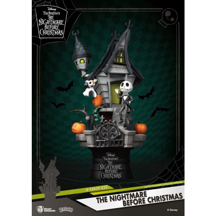 Nightmare before Christmas D-Stage PVC Diorama Jack's Haunted House 15 cm