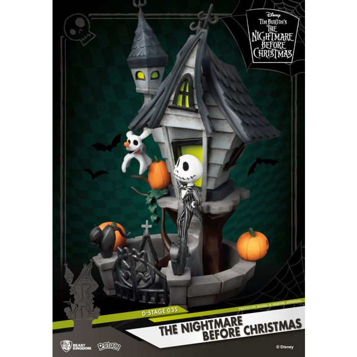Nightmare before Christmas D-Stage PVC Diorama Jack's Haunted House 15 cm