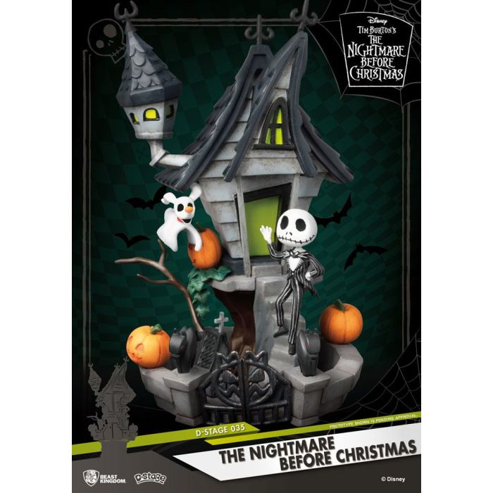 Nightmare before Christmas D-Stage PVC Diorama Jack's Haunted House 15 cm