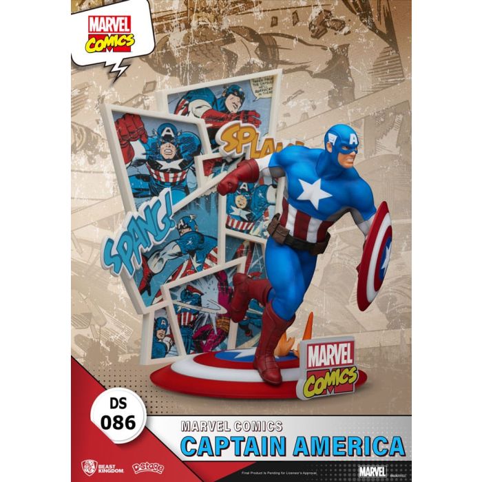 Marvel Comics D-Stage PVC Diorama Captain America 16 cm
