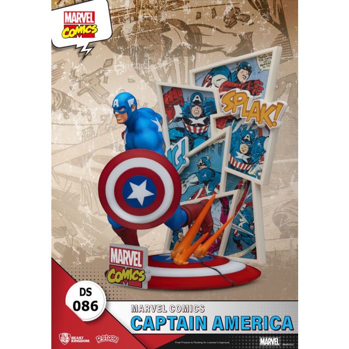 Marvel Comics D-Stage PVC Diorama Captain America 16 cm