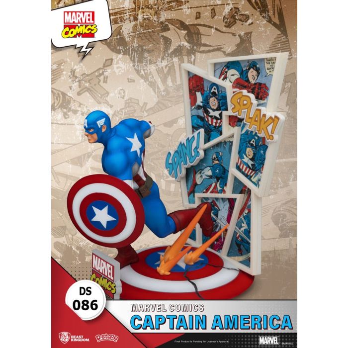 Marvel Comics D-Stage PVC Diorama Captain America 16 cm