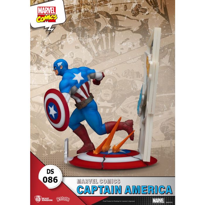 Marvel Comics D-Stage PVC Diorama Captain America 16 cm