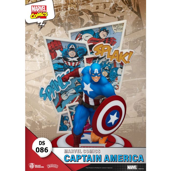 Marvel Comics D-Stage PVC Diorama Captain America 16 cm