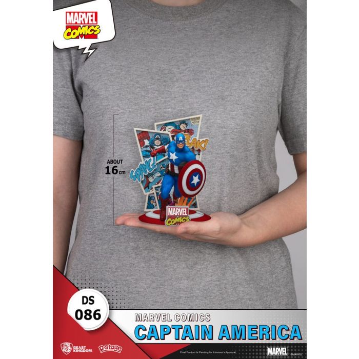 Marvel Comics D-Stage PVC Diorama Captain America 16 cm