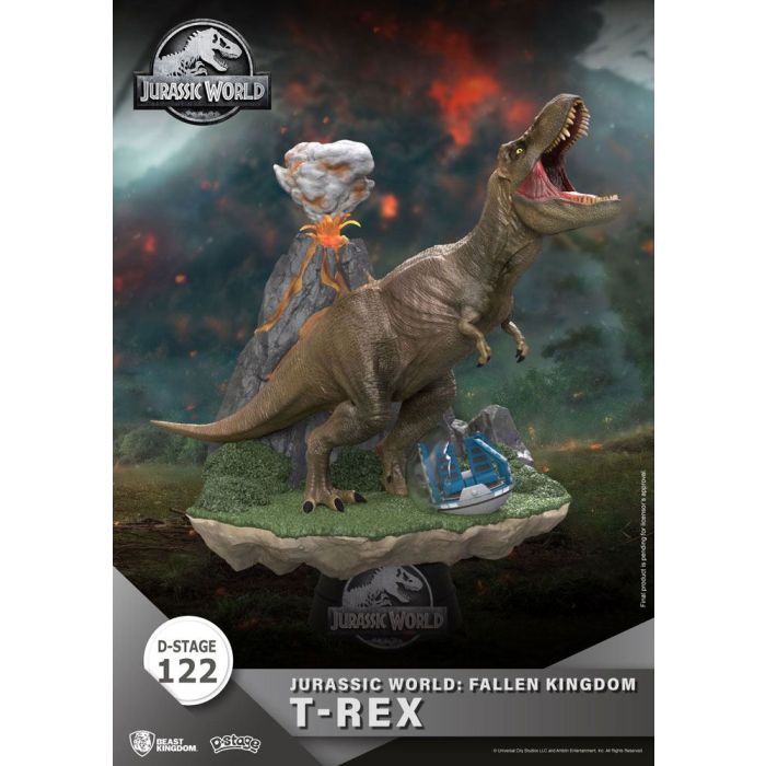 Jurassic World: Fallen Kingdom D-Stage PVC Diorama T-Rex 13 cm reproduction