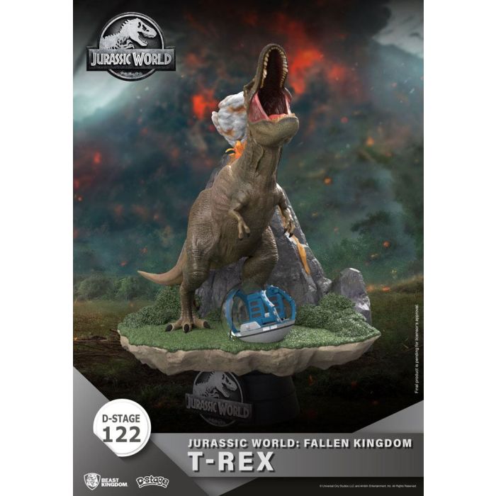 Jurassic World: Fallen Kingdom D-Stage PVC Diorama T-Rex 13 cm reproduction