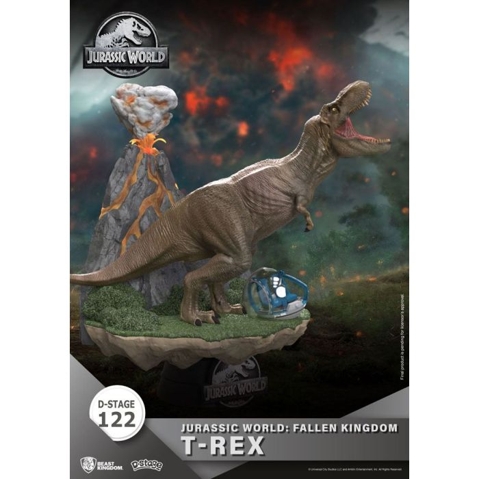 Jurassic World: Fallen Kingdom D-Stage PVC Diorama T-Rex 13 cm reproduction