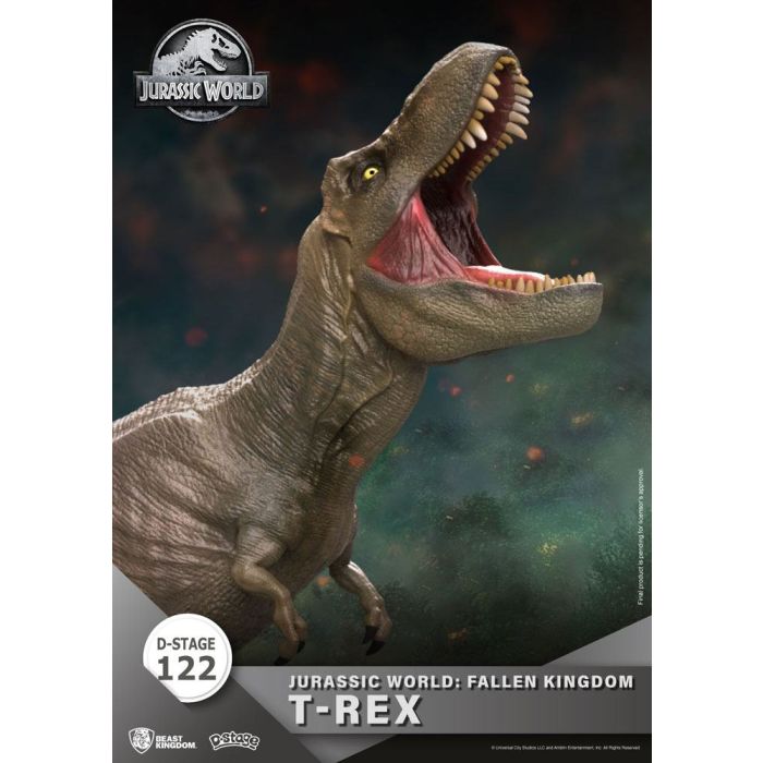 Jurassic World: Fallen Kingdom D-Stage PVC Diorama T-Rex 13 cm reproduction