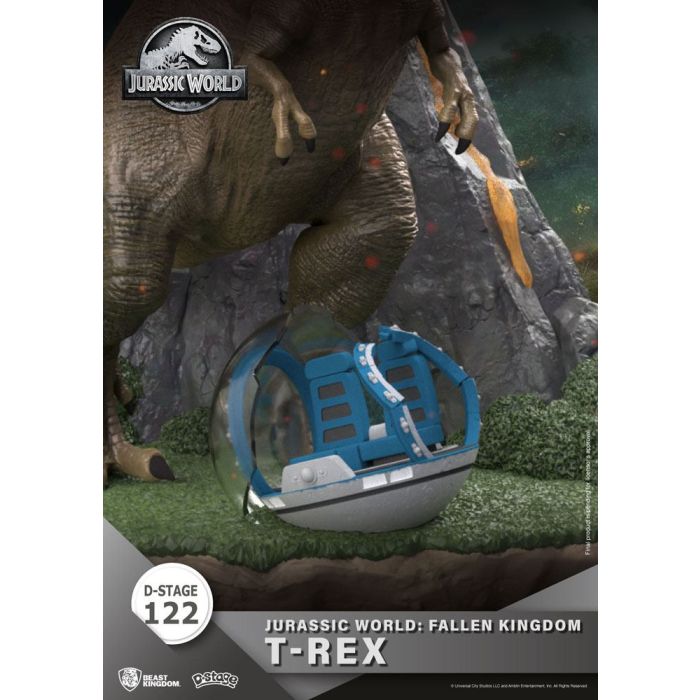 Jurassic World: Fallen Kingdom D-Stage PVC Diorama T-Rex 13 cm reproduction