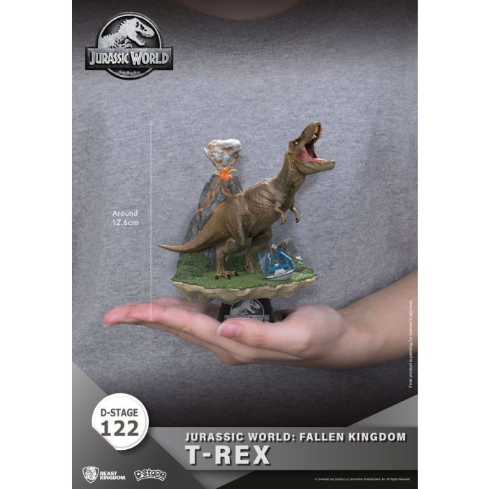 Jurassic World: Fallen Kingdom D-Stage PVC Diorama T-Rex 13 cm reproduction
