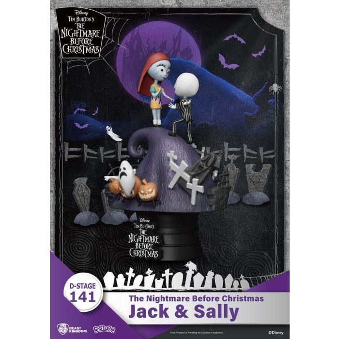 Nightmare before Christmas D-Stage PVC Diorama Jack & Sally 15 cm