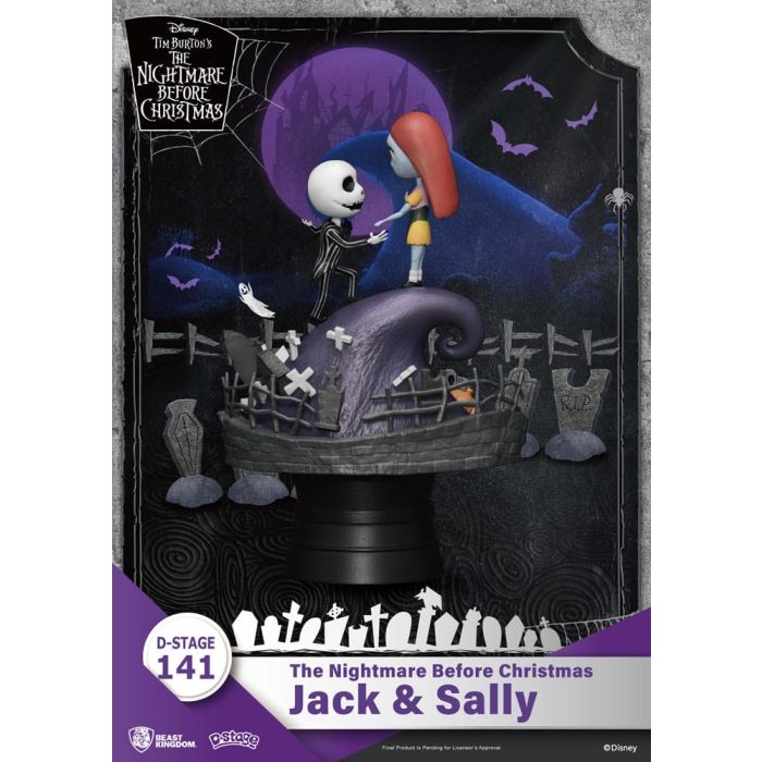 Nightmare before Christmas D-Stage PVC Diorama Jack & Sally 15 cm
