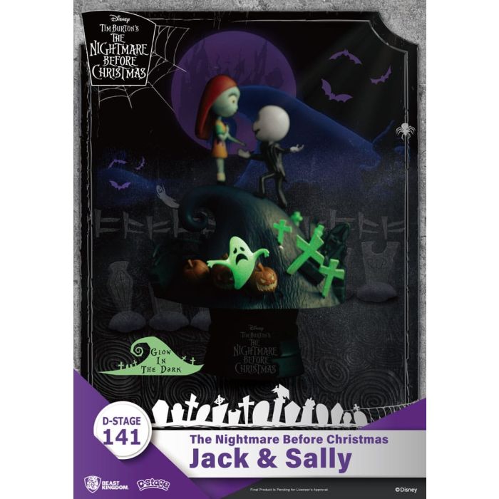 Nightmare before Christmas D-Stage PVC Diorama Jack & Sally 15 cm