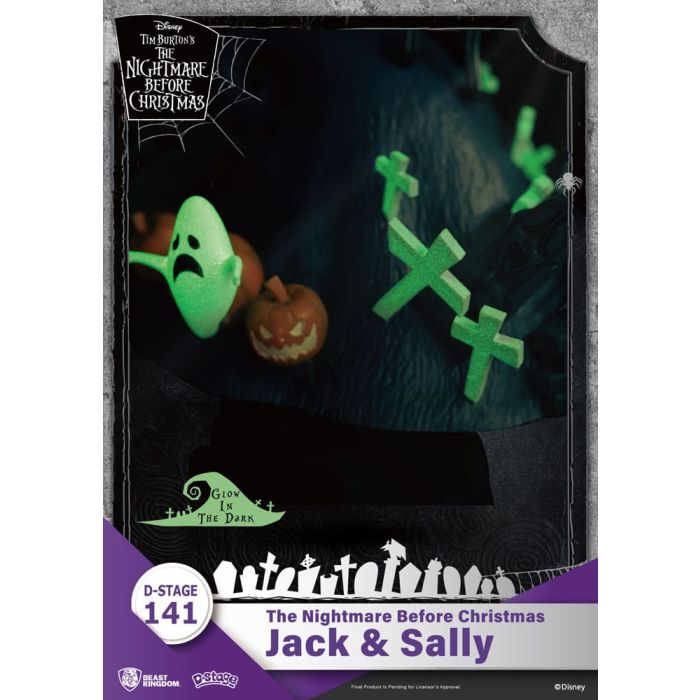 Nightmare before Christmas D-Stage PVC Diorama Jack & Sally 15 cm