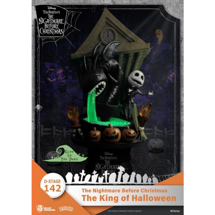Nightmare before Christmas D-Stage PVC Diorama The King of Halloween 15 cm