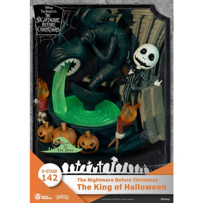 Nightmare before Christmas D-Stage PVC Diorama The King of Halloween 15 cm