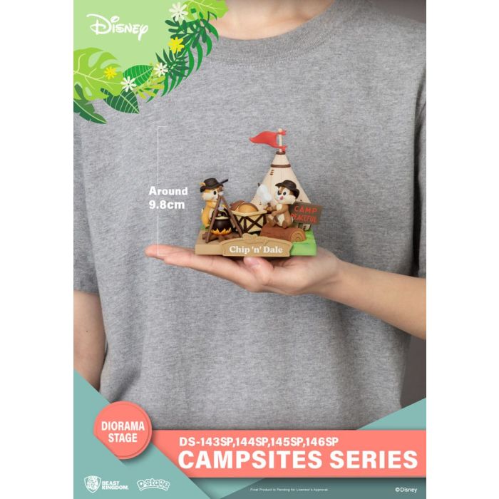 Disney D-Stage Campsite Series PVC Diorama Mickey Mouse Special Edition 10 cm
