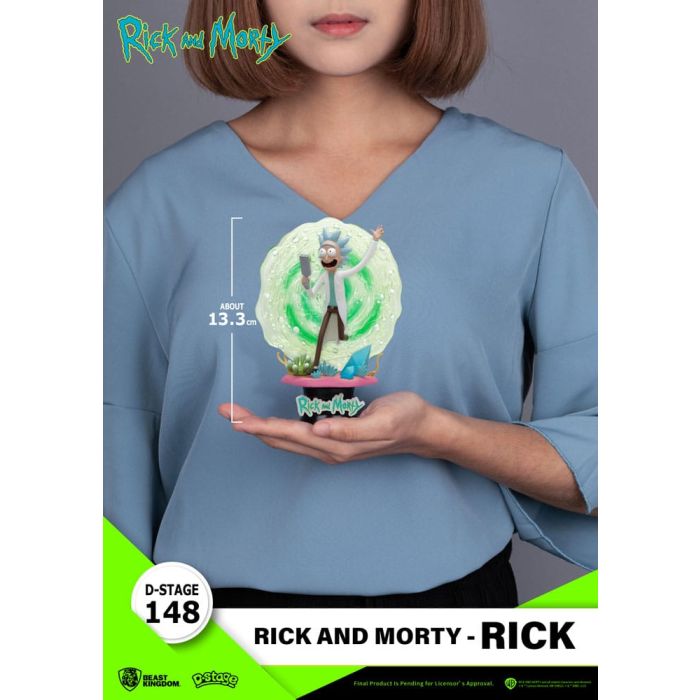 Rick & Morty D-Stage PVC Diorama Rick 14 cm