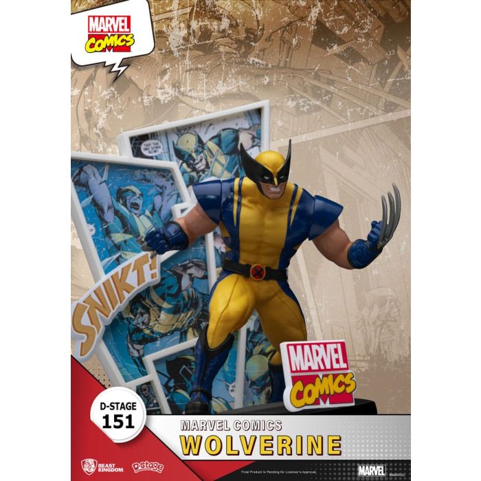 Marvel D-Stage PVC Diorama Wolverine 16 cm