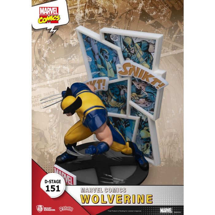 Marvel D-Stage PVC Diorama Wolverine 16 cm