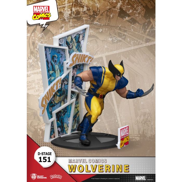 Marvel D-Stage PVC Diorama Wolverine 16 cm