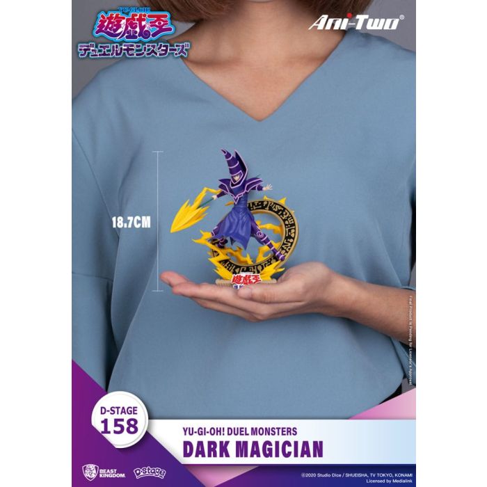 Yu-Gi-Oh! Duel Monsters D-Stage PVC Diorama Dark Magician 15 cm