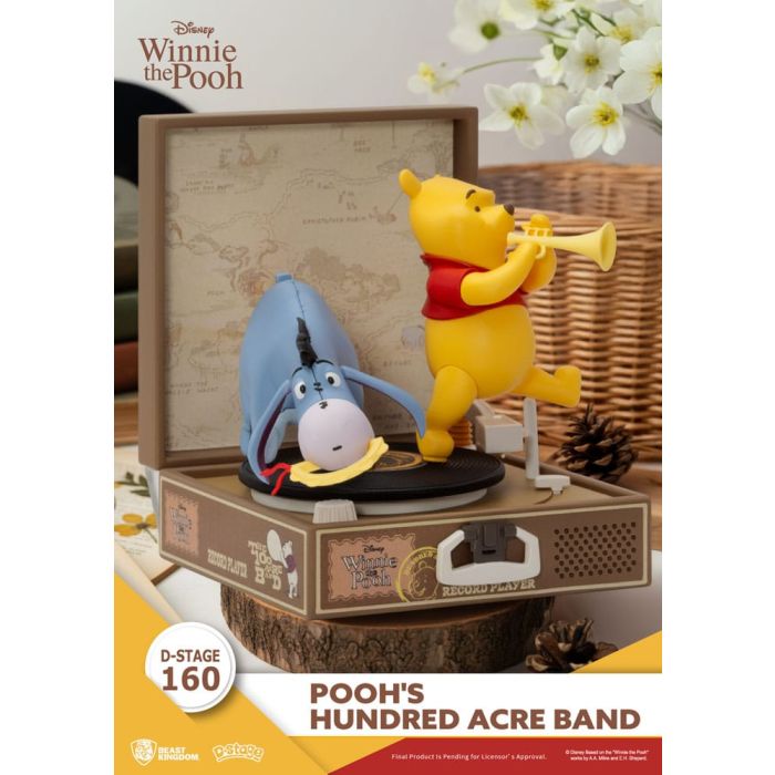 Winnie the Pooh Record Player Series PVC figure Pooh's Hundred Acre Band 12 cm
