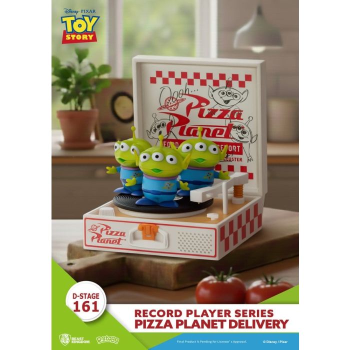 Toy Story Record Player Series PVC figure Pizza Planet Delivery 12 cm