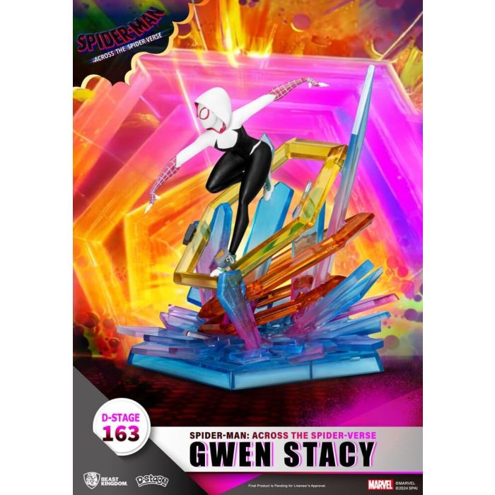 Marvel D-Stage PVC Diorama Spider-Man: Across the Spider-Verse Gwen Stacy 15 cm