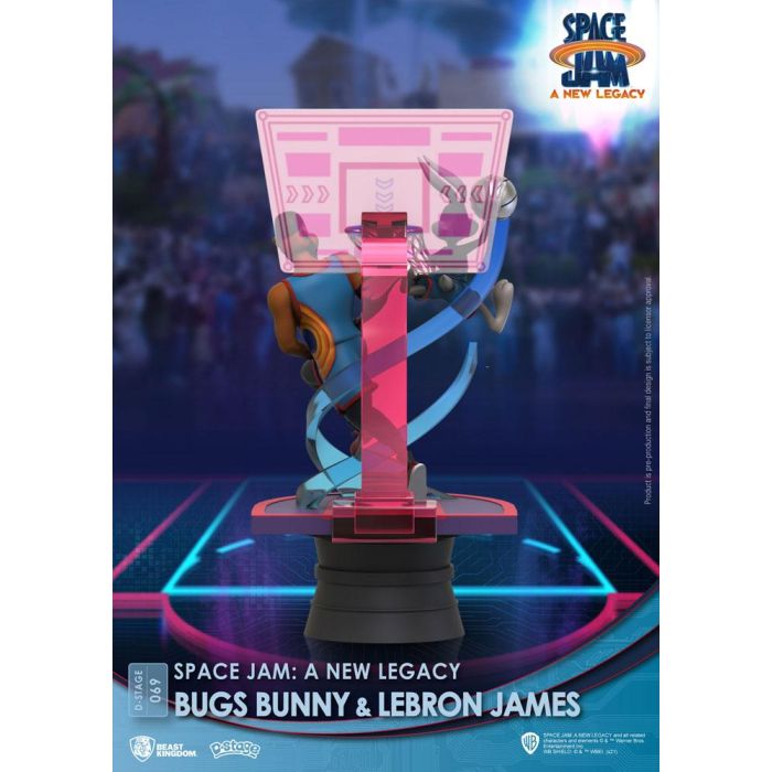 Space Jam: A New Legacy D-Stage PVC Diorama Bugs Bunny & Lebron James New Version 15 cm