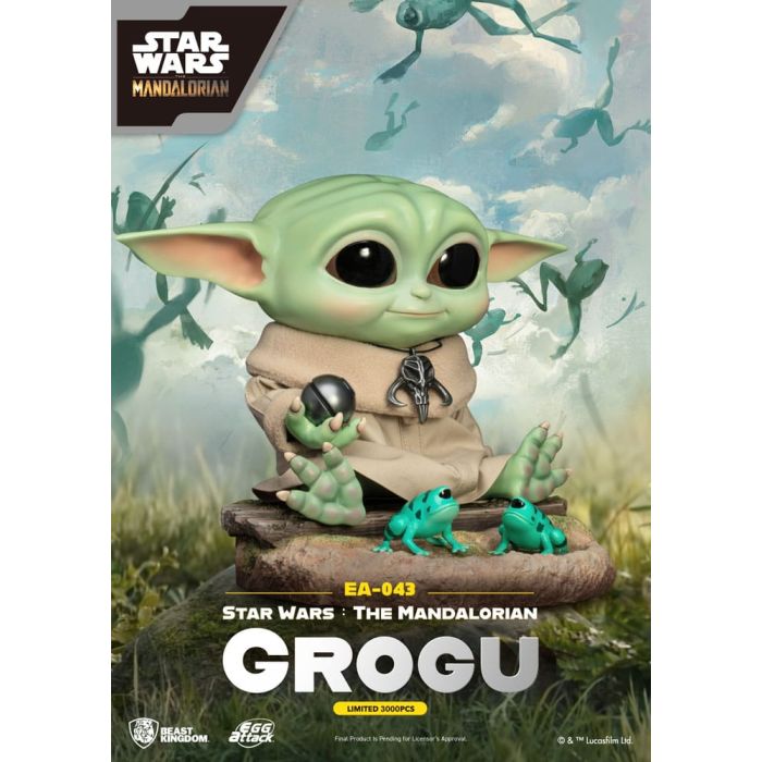 Star Wars: The Mandalorian Egg Attack Statue Grogu 18 cm