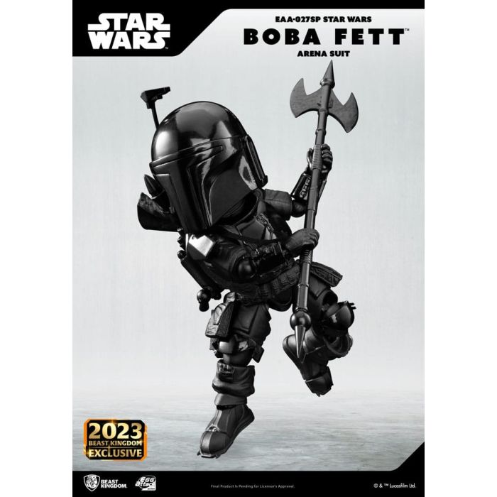 Star Wars Egg Attack Statue Boba Fett Arena Suit 17 cm