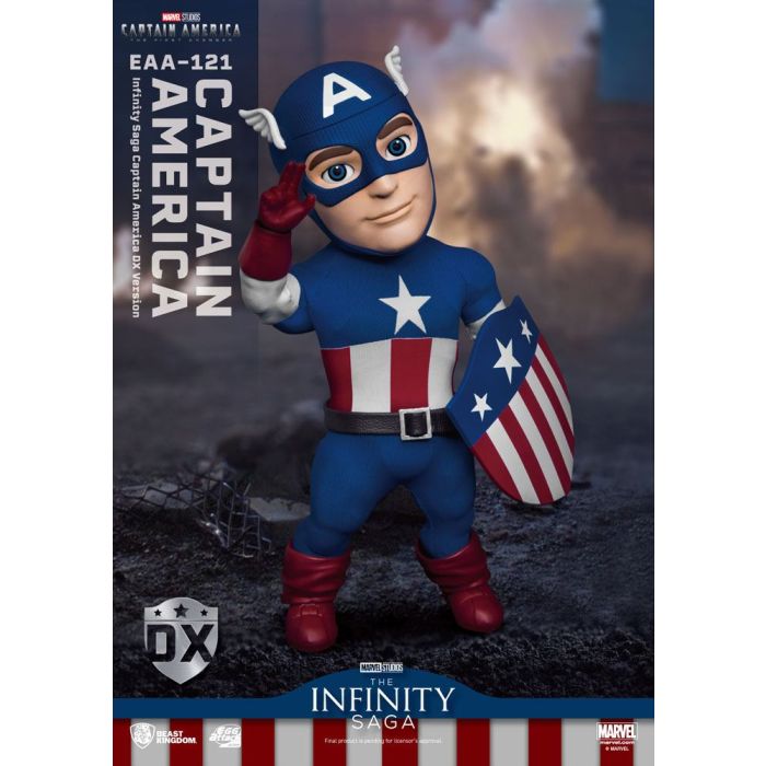 Captain America: The First Avenger Egg Attack Action Action Figure Captain America DX Version 17 cm