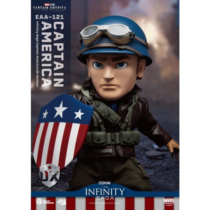 Captain America: The First Avenger Egg Attack Action Action Figure Captain America DX Version 17 cm