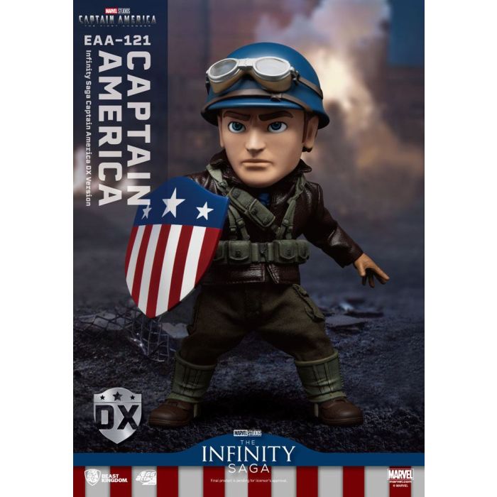 Captain America: The First Avenger Egg Attack Action Action Figure Captain America DX Version 17 cm