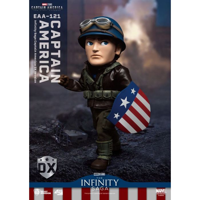 Captain America: The First Avenger Egg Attack Action Action Figure Captain America DX Version 17 cm