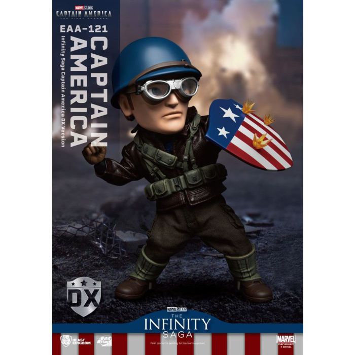 Captain America: The First Avenger Egg Attack Action Action Figure Captain America DX Version 17 cm