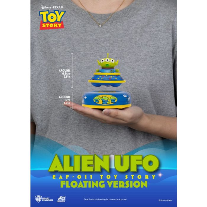 Toy Story Egg Attack Floating Model Alien UFO 6 cm