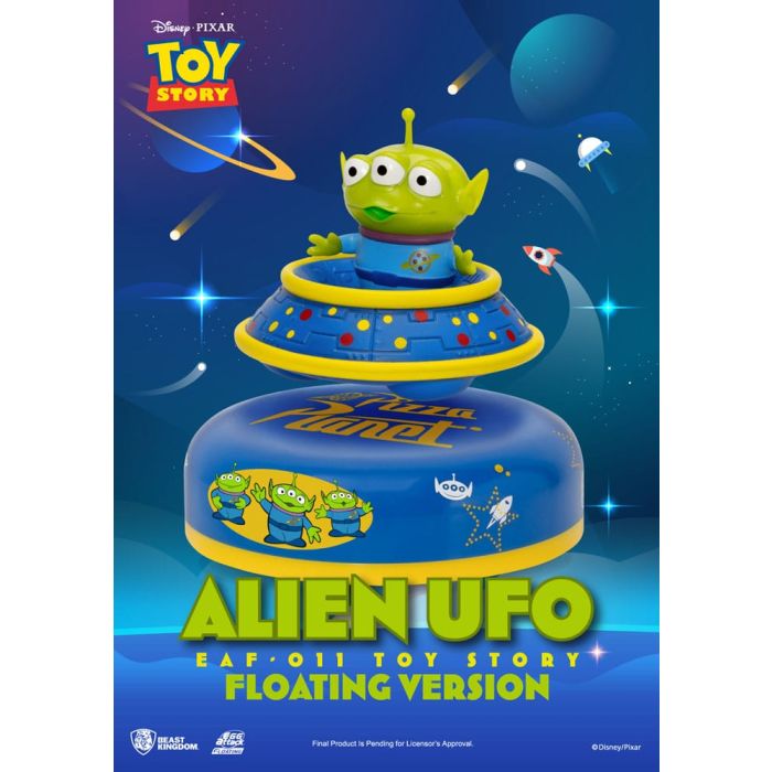 Toy Story Egg Attack Floating Model Alien UFO 6 cm