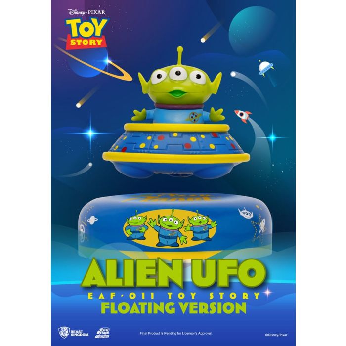 Toy Story Egg Attack Floating Model Alien UFO 6 cm