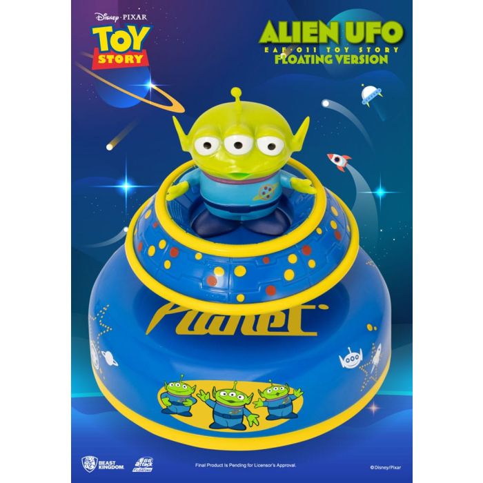 Toy Story Egg Attack Floating Model Alien UFO 6 cm