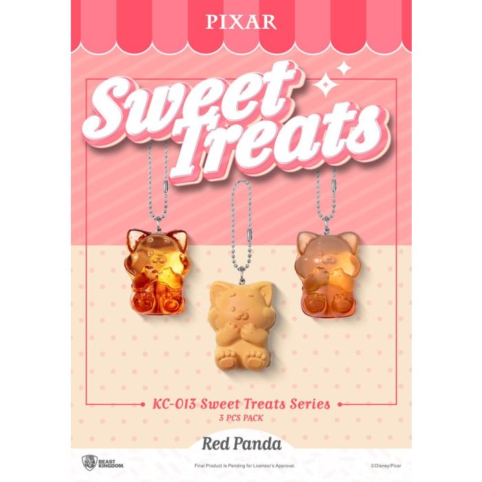Pixar Sweet Treats Series Keychains 3-Pack 4 cm