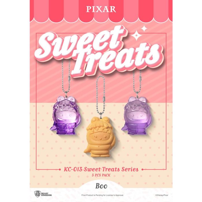 Pixar Sweet Treats Series Keychains 3-Pack 4 cm