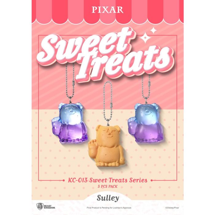 Pixar Sweet Treats Series Keychains 3-Pack 4 cm