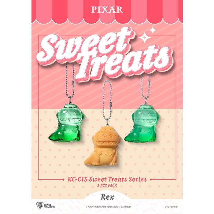Pixar Sweet Treats Series Keychains 3-Pack 4 cm