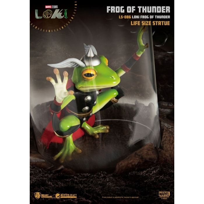Loki Life-Size Statue Frog of Thunder 26 cm