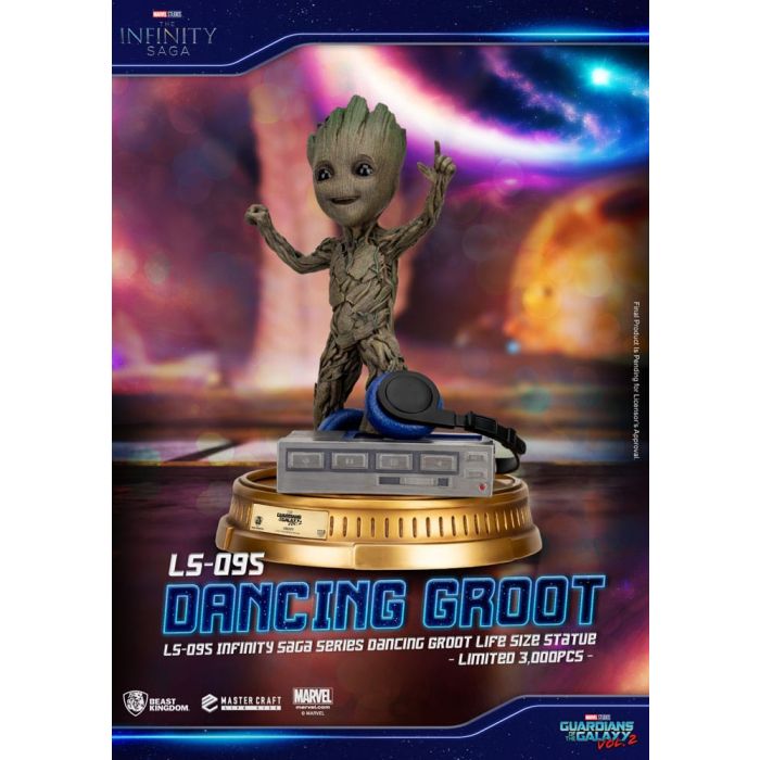 Guardians of the Galaxy 2 Life-Size Statue Dancing Groot heo EU Exclusive 32 cm
