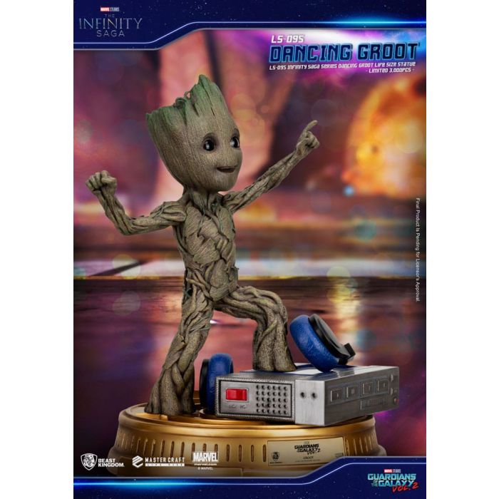 Guardians of the Galaxy 2 Life-Size Statue Dancing Groot heo EU Exclusive 32 cm
