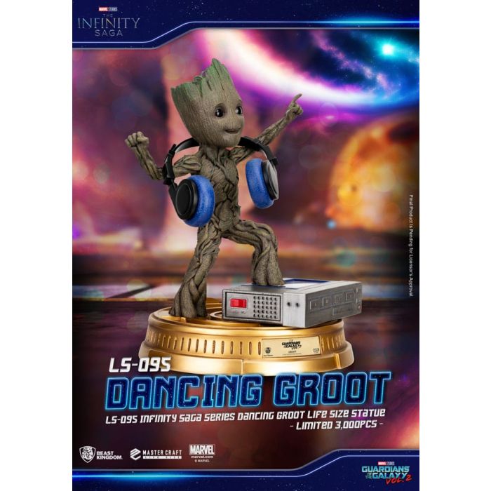 Guardians of the Galaxy 2 Life-Size Statue Dancing Groot heo EU Exclusive 32 cm